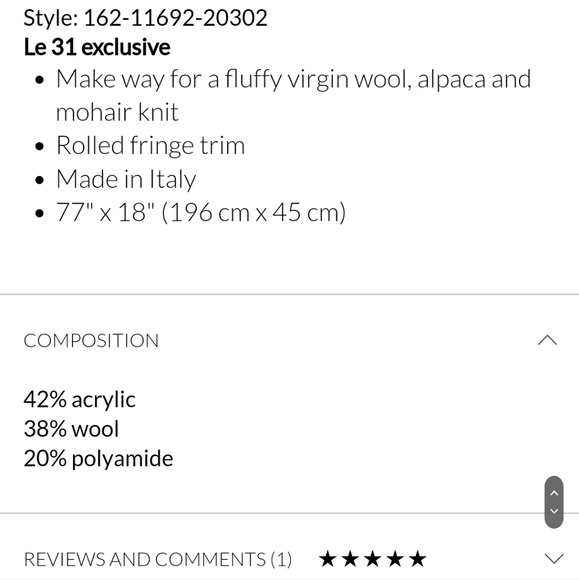 EUC OVERSIZED Simons tartan mohair scarf - Picture 3 of 5